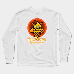 Cute ice cream character Long Sleeve T-Shirt